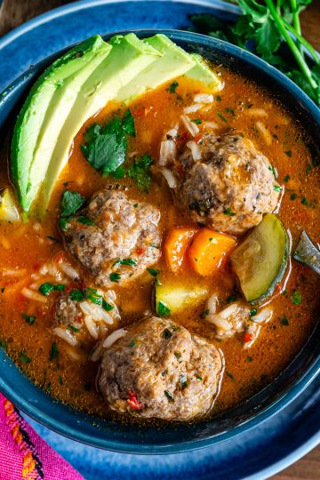 Albondigas soup
